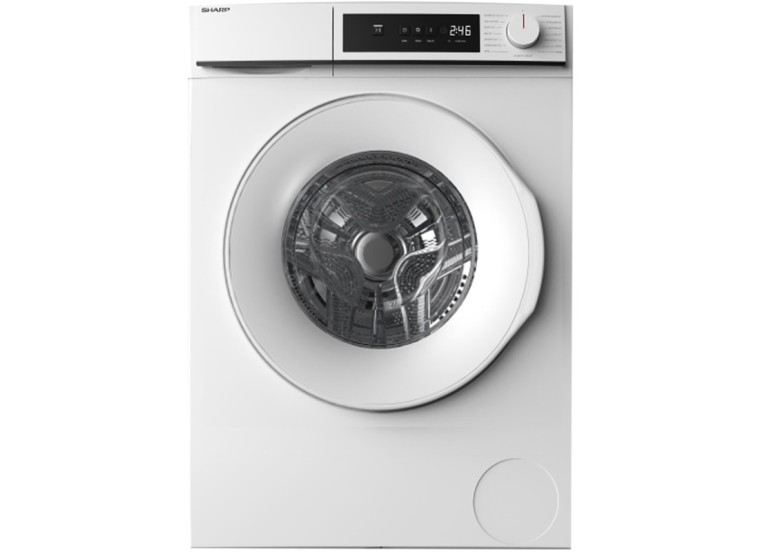 Πλυντήριο ρούχων 8kg, ES-NFA8121WD, Sharp | All4home Πλυντήριο ρούχων 8kg, ES-NFA8121WD, Sharp