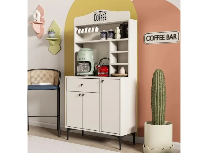 Έπιπλο Coffe Bar, Siesta 5220, 156x35x90 ,All4home