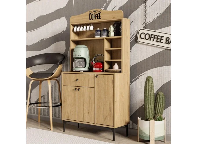 Έπιπλο Coffe Bar, Siesta 5222, 156x35x90 ,All4home