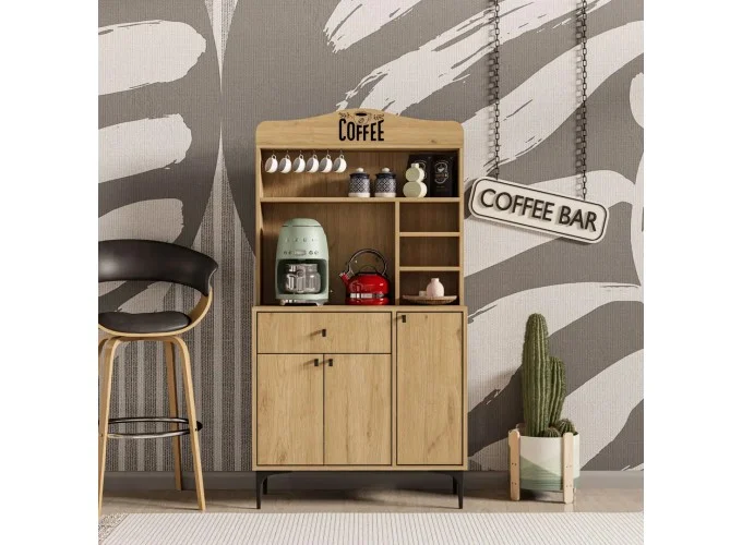 Έπιπλο Coffe Bar, Siesta 5222, 156x35x90 ,All4home