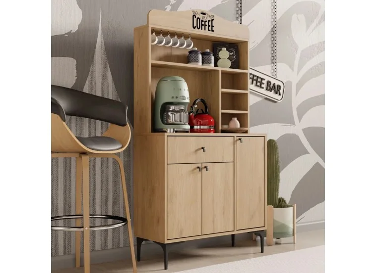 Έπιπλο Coffe Bar, Siesta 5222, 156x35x90 ,All4home
