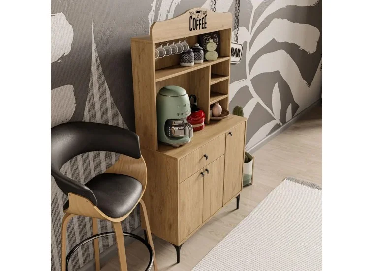 Έπιπλο Coffe Bar, Siesta 5222, 156x35x90 ,All4home