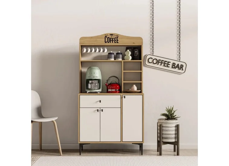 Έπιπλο Coffe Bar, Siesta 5224, 156x35x90 ,All4home