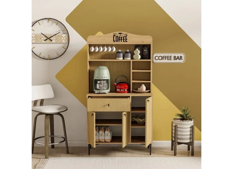 Έπιπλο Coffe Bar, Siesta 5226, 156x35x90 ,All4home