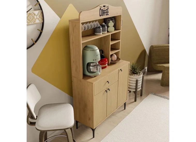 Έπιπλο Coffe Bar, Siesta 5226, 156x35x90 ,All4home