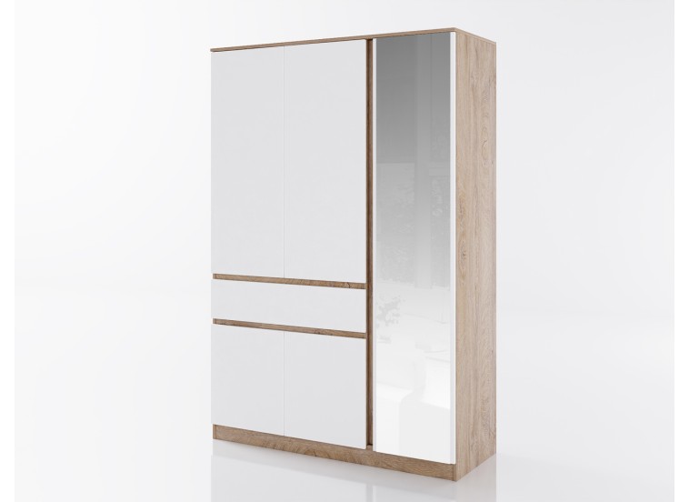 Ντουλάπα, 135x200x52, Modul 933, Genomax | All4home Ντουλάπα, 135x200x52, Modul 933, Genomax