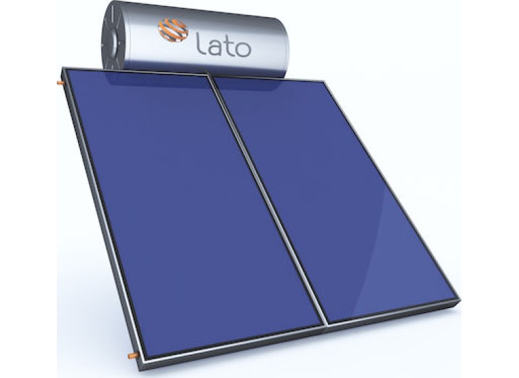 Ηλιακός θερμοσίφωνας 300 LT/3 m² glass διπλής ενέργειας, Lato Ηλιακός θερμοσίφωνας 300 LT/3 m² glass διπλής ενέργειας, LatoLato