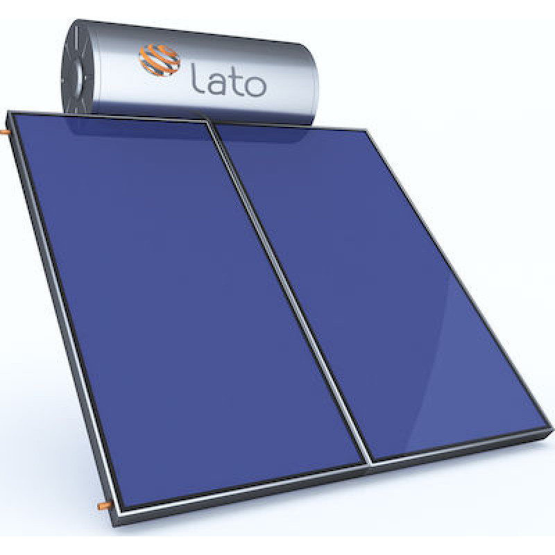 Ηλιακός θερμοσίφωνας 300 LT/3 m² glass διπλής ενέργειας, Lato