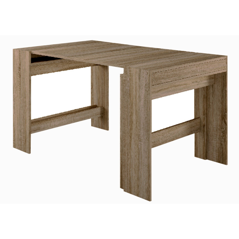 Τραπέζι κουζίνας ξύλινο Piton Dakota, 44-240/90/75 εκ., 1219921791, Genomax