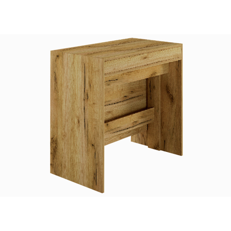 Τραπέζι κουζίνας ξύλινο Piton  Χρυσαφί , 44-240/90/75 εκ., 1219921792, Genomax