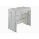 Τραπέζι κουζίνας ξύλινο Piton Λευκό, 44-240/90/75 εκ., Genomax | All4home