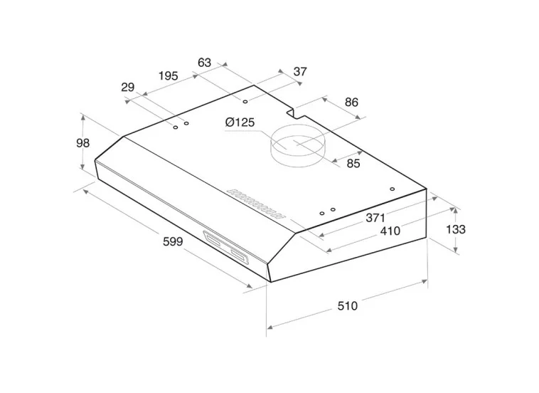 Απορροφητήρας Ελεύθερος, ISLK 66F LS X, Indesit Απορροφητήρας Ελεύθερος, ISLK 66F LS X, Indesit