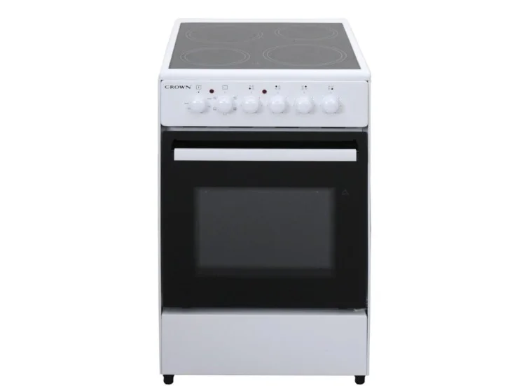 Ηλεκτρική κουζίνα με κεραμικές εστίες, CEC-5060V W, Crown | All4home Ηλεκτρική κουζίνα με κεραμικές εστίες, CEC-5060V W, Crown
