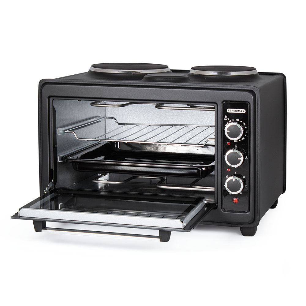 Φουρνάκι TC33BK, 33lt, Μαύρο, 50/40/34εκ., Termomax Φουρνάκι TC33BK, 33lt, Μαύρο, 50/40/34εκ., Termomax