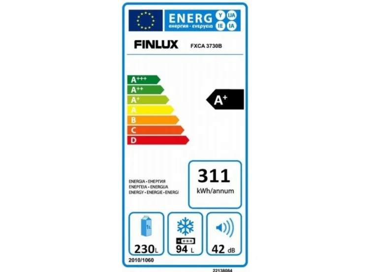 Ψυγειοκαταψύκτης, FXCA 3730B NoFrost A+, Finlux Ψυγειοκαταψύκτης, FXCA 3730B NoFrost A+, Finlux