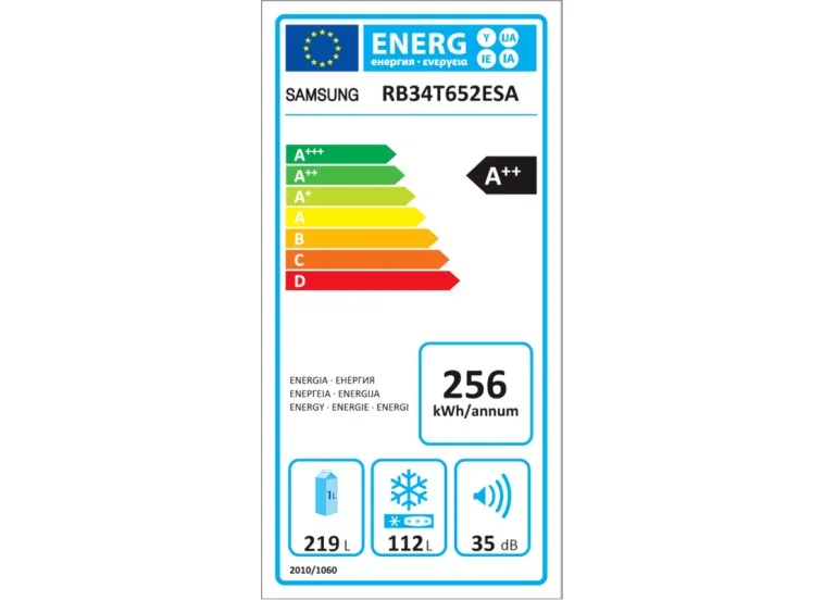Ψυγειοκαταψύκτης 331lt A++, RB34T652ESA/EF, Samsung | All4home Ψυγειοκαταψύκτης 331lt A++, RB34T652ESA/EF, Samsung
