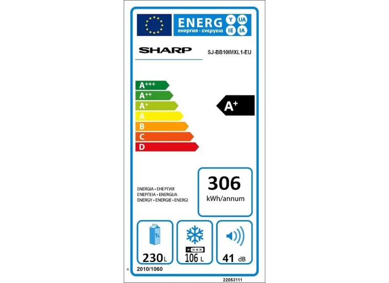 Ψυγειοκαταψύκτης, SJ-BB10IMXL1, Sharp Ψυγειοκαταψύκτης, SJ-BB10IMXL1, Sharp | All4home