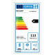 Ψυγείο, SJ-U1088M4S, Sharp Ψυγείο, SJ-U1088M4S, Sharp | All4home