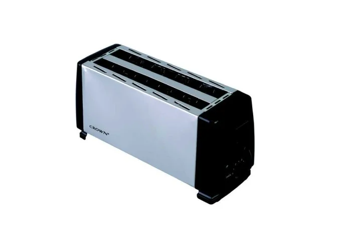 ΦΡΥΓΑΝΙΕΡΑ INOX 4 Θέσεων 1200W CT-1205DX, CROWN ΦΡΥΓΑΝΙΕΡΑ INOX 4 Θέσεων 1200W CT-1205DX, CROWN