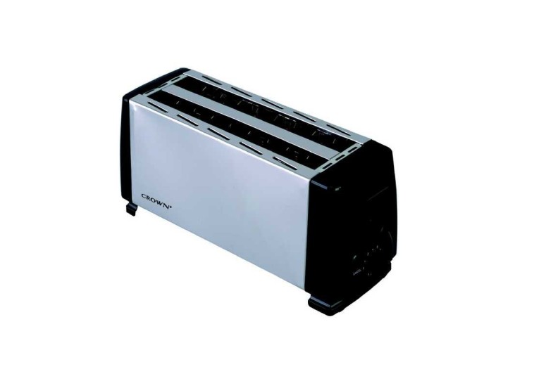 ΦΡΥΓΑΝΙΕΡΑ INOX 4 Θέσεων 1200W CT-1205DX, CROWN ΦΡΥΓΑΝΙΕΡΑ INOX 4 Θέσεων 1200W CT-1205DX, CROWN