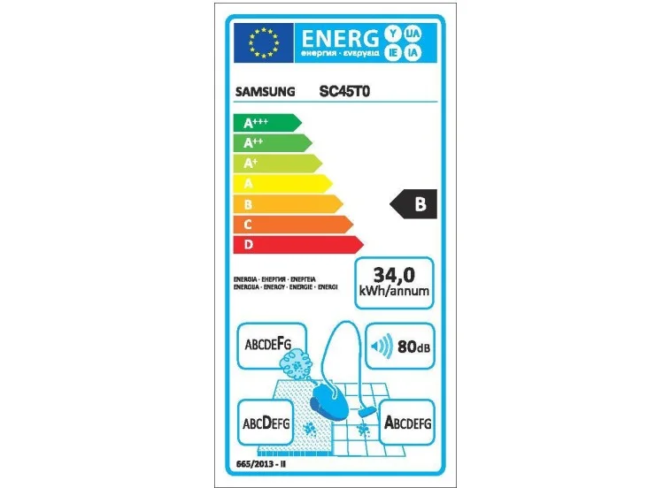 Ηλεκτρική σκούπα, 1.3lt 850W, VCC45T0S3R/BOL, Samsung Ηλεκτρική σκούπα, 1.3lt 850W, VCC45T0S3R/BOL, Samsung