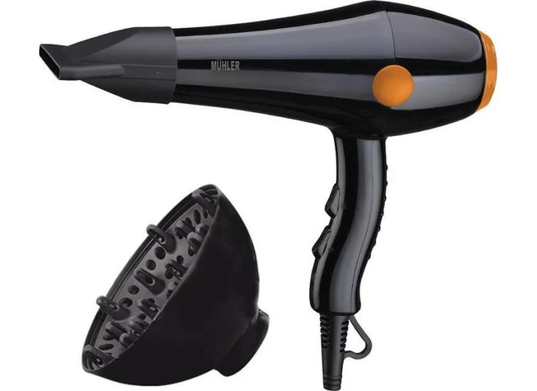 Πιστολάκι Μαλλιών, MD-1606 Black/Orange, Muhler Πιστολάκι Μαλλιών, MD-1606 Black/Orange, Muhler | All4home