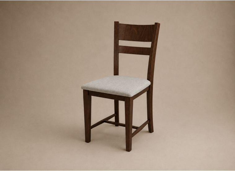 Καρέκλα Tomy με ύφασμα Βέγγε, 42x47x88 εκ., Genomax