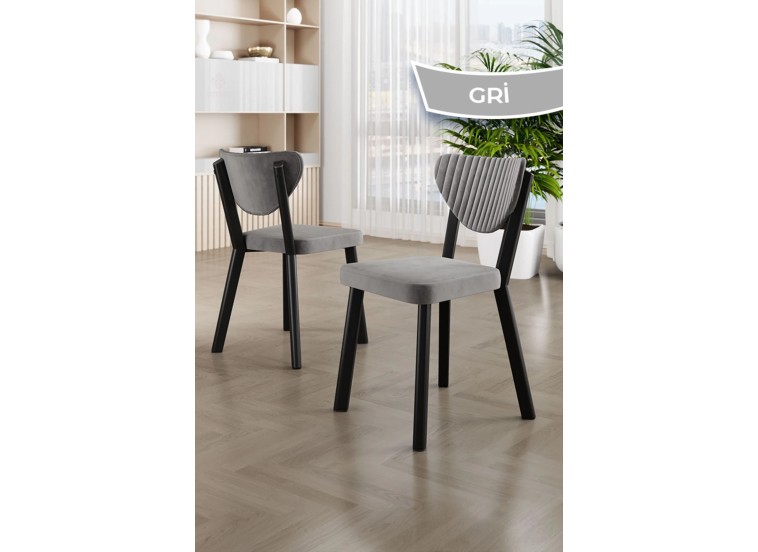 Καρέκλα Υφασμάτινη Γκρί , Arfe, All4home Καρέκλα Υφασμάτινη Γκρί , Arfe, All4home