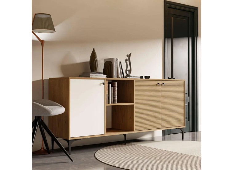 Μπουφές 1686 Vision, Π180xΜ45xΥ80 εκ., All4home