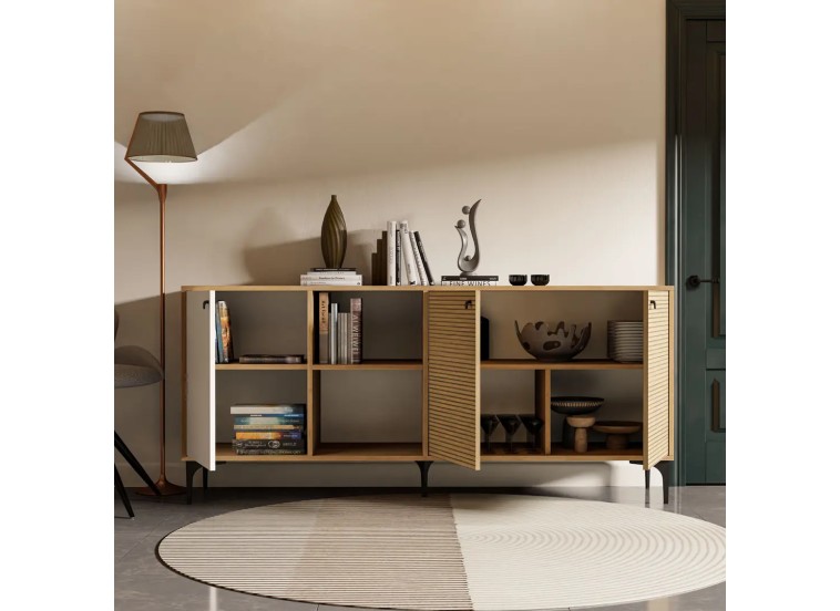 Μπουφές 1686 Vision, Π180xΜ45xΥ80 εκ., All4home