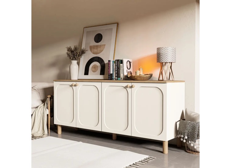 Μπουφές 1700 Monza, Π180xΜ45xΥ79 εκ., All4home