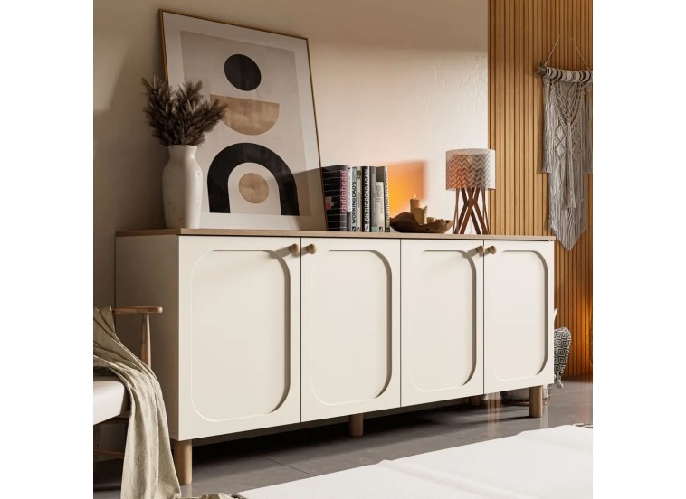 Μπουφές 1700 Monza, Π180xΜ45xΥ79 εκ., All4home