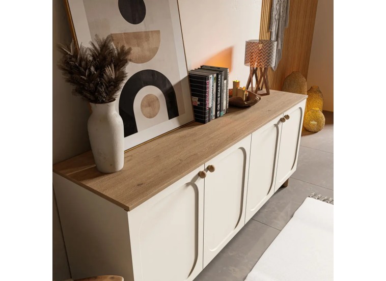 Μπουφές 1700 Monza, Π180xΜ45xΥ79 εκ., All4home