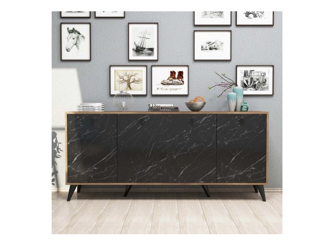 Μπουφές Elite 1618, Π180xΜ45xΥ80 εκ., All4home