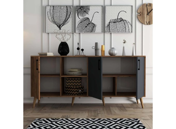 Μπουφές Exxen 1620, Π180xΜ45xΥ82 εκ., All4home
