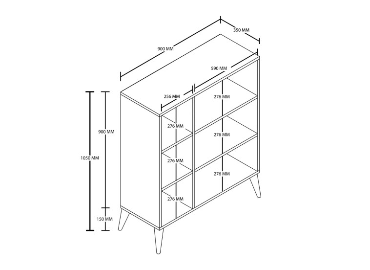 Παπουτσοθήκη 1800 Bella, 90x35x105 , All4home