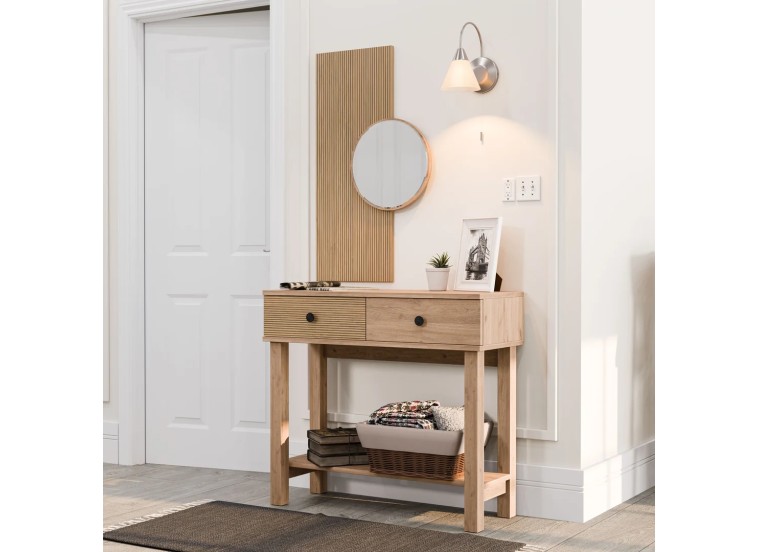 Τουαλέτα με καθρέφτη, 6014 Garda, 90x35x80εκ., All4home