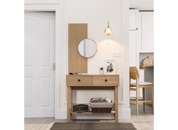 Τουαλέτα με καθρέφτη, 6014 Garda, 90x35x80εκ., All4home