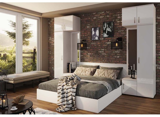 Σετ Κρεβατοκάμαρας 5 τεμαχίων 160/200, Anabel, Genomax