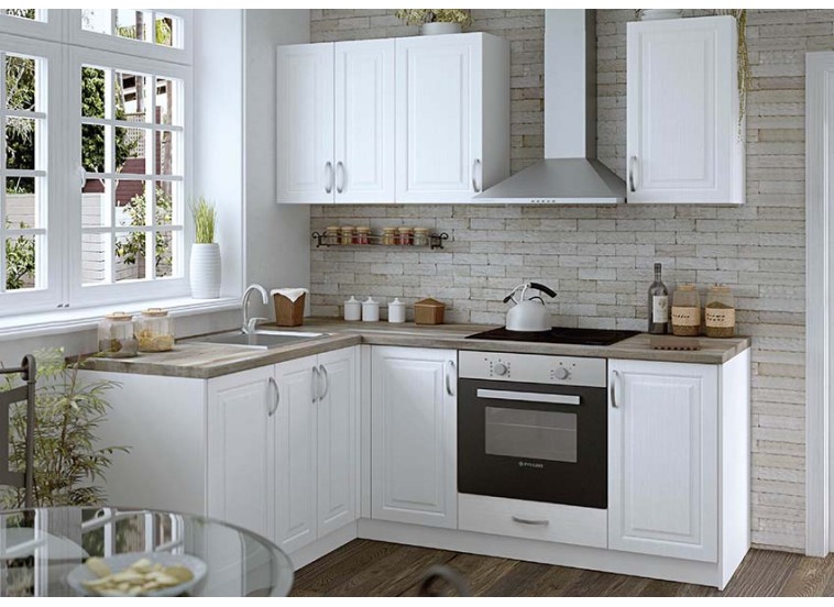 Σύνθεση Κουζίνας MDF Vintage 160/200 με ΔΩΡΟ 2 πάγκους , Genomax | All4home Σύνθεση Κουζίνας MDF Vintage 160/200 με ΔΩΡΟ 2 πάγκους , Genomax