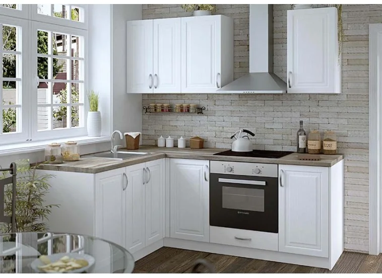 Σύνθεση Κουζίνας MDF Vintage 160/200 με ΔΩΡΟ 2 πάγκους , Genomax | All4home Σύνθεση Κουζίνας MDF Vintage 160/200 με ΔΩΡΟ 2 πάγκους , Genomax