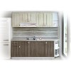 Σύνθεση Κουζίνας MDF Vintage 230 με ΔΩΡΟ πάγκο και πλάτη, Genomax | All4home Σύνθεση Κουζίνας MDF Vintage 230 με ΔΩΡΟ πάγκο και πλάτη, Genomax