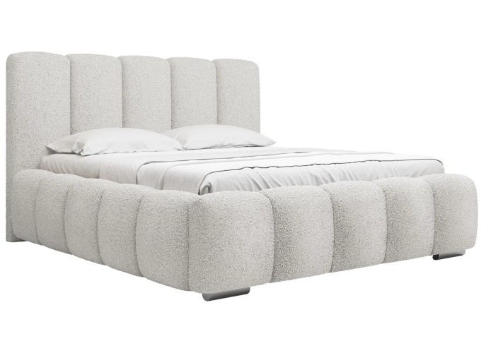 Κρεβάτι υφασμάτινο Bubble με αποθηκευτικό χώρο, 160x200 εκ., All4home