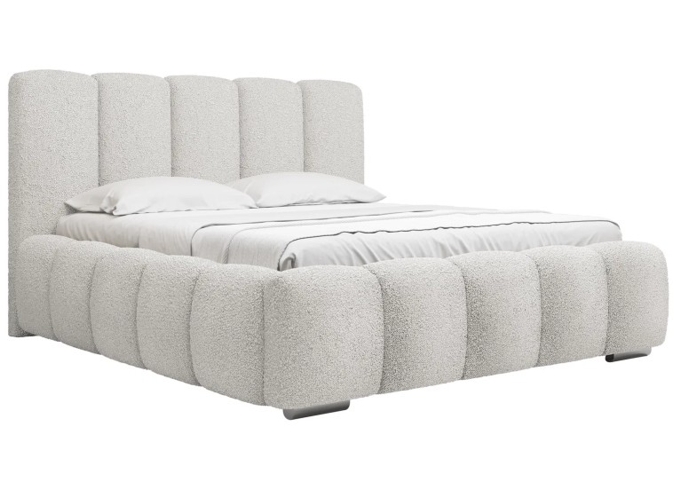 Κρεβάτι υφασμάτινο Bubble με αποθηκευτικό χώρο, 160x200 εκ., All4home