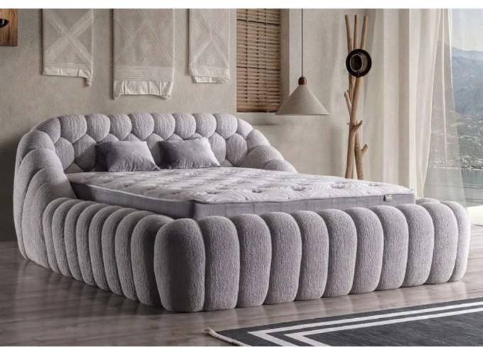 Κρεβάτι υφασμάτινο Graz με αποθηκευτικό χώρο, 160x200 εκ., All4home