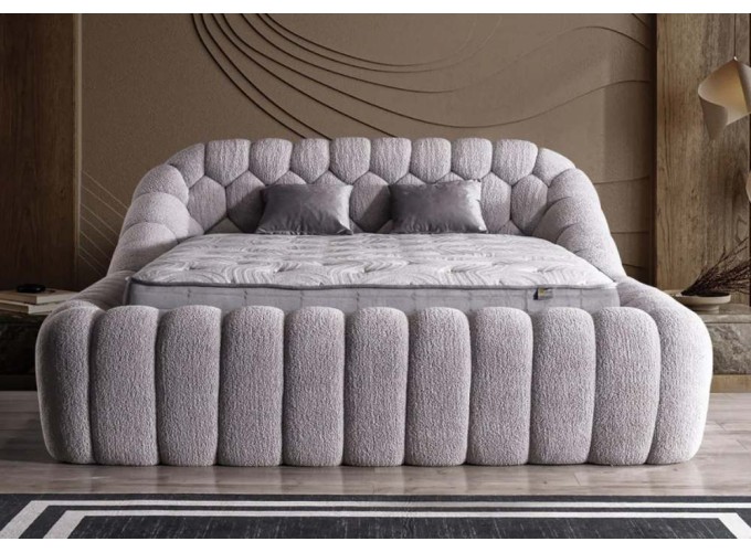 Κρεβάτι υφασμάτινο Graz με αποθηκευτικό χώρο, 160x200 εκ., All4home