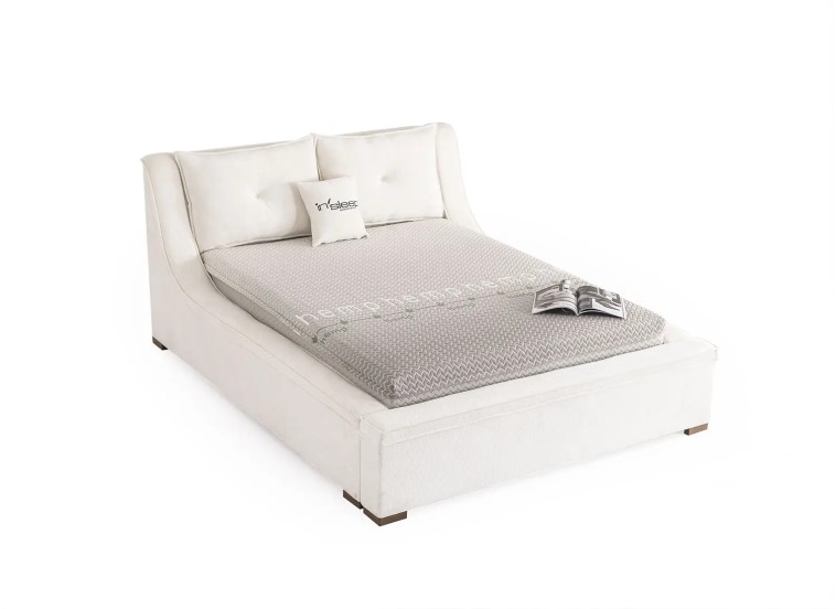 Κρεβάτι υφασμάτινο Orion με αποθηκευτικό χώρο, 120x200 εκ., All4home