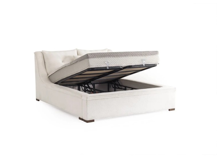 Κρεβάτι υφασμάτινο Orion με αποθηκευτικό χώρο, 120x200 εκ., All4home