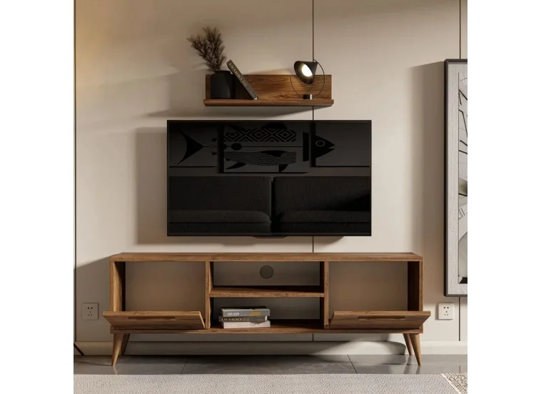 Έπιπλο Τηλεόρασης 1116 amalfi SENFONI,138x29.5xΥ48.6εκ., All4home