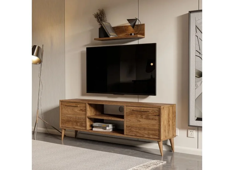 Έπιπλο Τηλεόρασης 1116 amalfi SENFONI,138x29.5xΥ48.6εκ., All4home